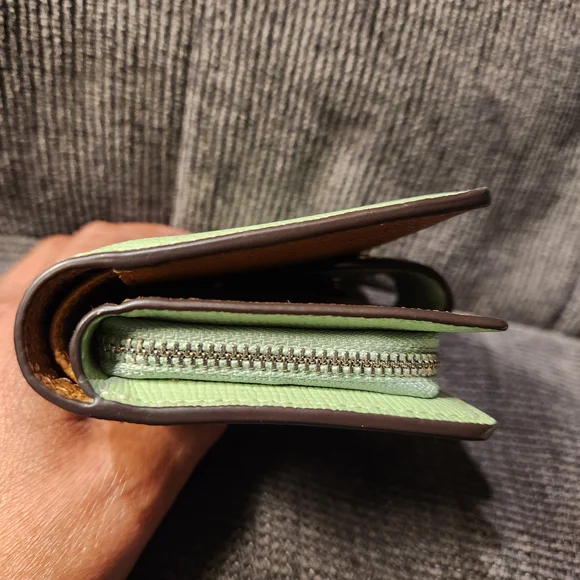 Coach Taylor Leather Flap Crossbody Bag (F25206) with Coach Wallet (A2381 6390) - Picture 15 of 16